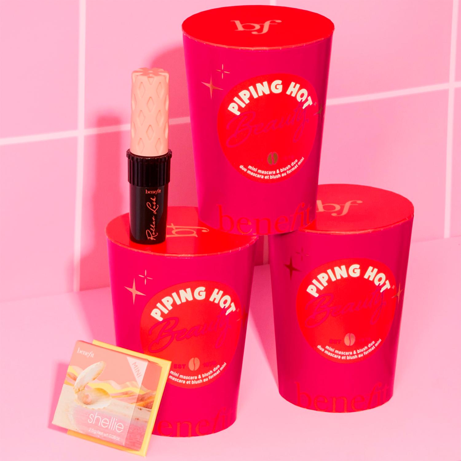 PIPING HOT BEAUTY (DUO DE MINI MASCARA DE PESTAÑAS Y RUBOR)